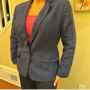 Ann Taylor Dark Blue Blazer - Size 16 - Excellent Condition